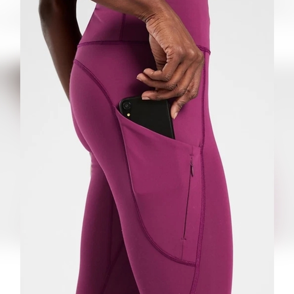 ATHLETA | All In 7/8 Tight| Heathered Gray | W Sz M | - Picture 2 of 11